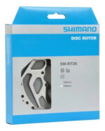 Disco De Freno De Bicicleta Shimano Rt 26 160mm 6 Tornillos Color Plateado Silver - Imagen 2