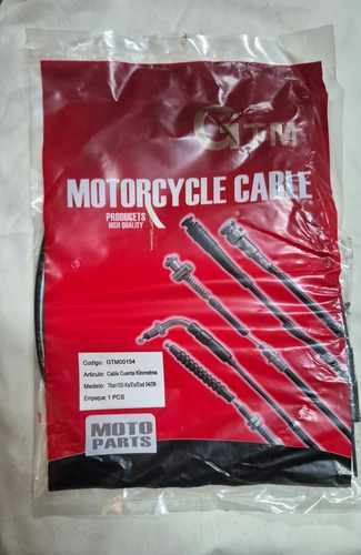 D_647624-MLU108087740146_032026-O.jpg Cable Cuenta Kilometros Moto Titan150 / Es / Esd 04/08 - Imagen 1