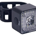 Luz Led Delantera Lelumia Square Eye Negra Recargable Resistente Ip66 Negro