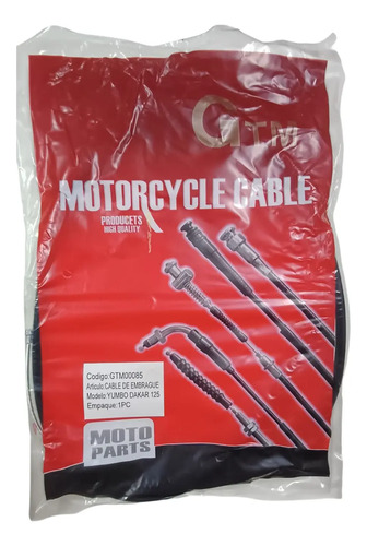 D_807395-MLU86342790608_062025-O.jpg Cable De Embrague Yumbo Dakar 125. Moto 00085 - Imagen 1