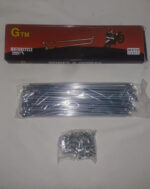 Rayo Cromado P/moto 4mm X 160mm C/nipple X 36 Unidades. 0772 - Imagen 2