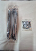Rayos Cromado 4mm X 180mm Con Niples X 36un. - Imagen 2