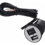 Cargador Usb Universal P/manubrio De Moto O Auto - Gtm00372