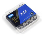 Cadena Kmc X11 1/2 X 11/128 X 118. 11 Vels. Taiwan Negro Y Plata - Imagen 7