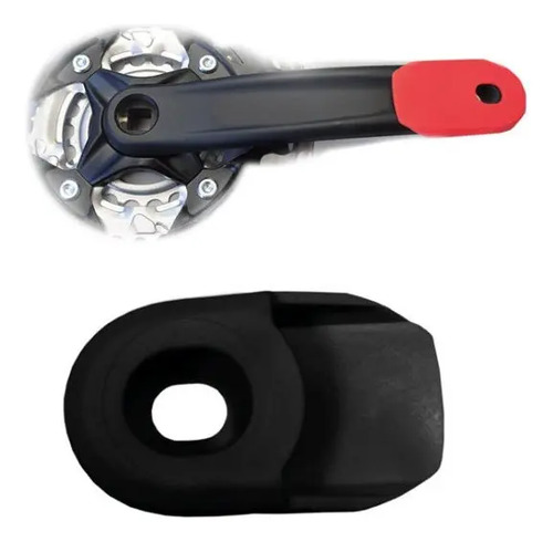 D_912321-MLU70669447788_072023-O.jpg Par De Protectores Tkx P/punta Palancas En Goma Negro. Bici - Imagen 1