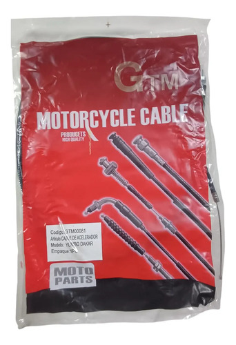 D_943610-MLU86339360384_062025-O.jpg Cable De Acelerador Yumbo Dakar. Moto 00081 - Imagen 1