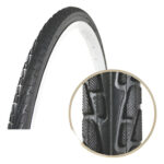 Cubierta Wamor Para Bicicleta 26 X 1 3/8. Zy005 Negro