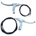 Juego Palancas De Freno Aluminio C/resorte Con Cable Y Forro