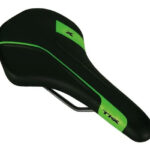 Asiento Tkx Mtb 280 * 145 Mm Negro/verde 315 Gr. Cód:d-3017