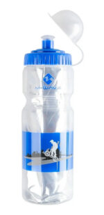 Caramañola Plastica M-wave Térmica 400cc Transp/azul M340344 - Imagen 2