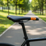 Asiento Tkx Mtb 280 * 145 Mm Negro/naranja 315 Gr. Cód:d-301 - Imagen 2