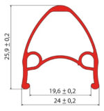 Llanta Mtb Vnine Rod. 29, 32 Ag. P/ Freno Disco. V774 - Imagen 6