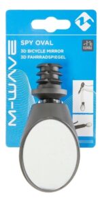 Mini Espejo M-wave Spy Oval Para Manubrio De Bicicleta -0032 - Imagen 4