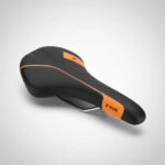 Asiento Tkx Mtb 280 * 145 Mm Negro/naranja 315 Gr. Cód:d-301