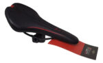 Asiento Primo 280 X 145 Negro/rojo P/bicicleta - Gf1002