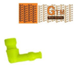 Capuchón De Bujía Moto Goma Amarillo Fluo Gtm00734 - Imagen 2
