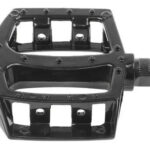 Pedal Bmx Aluminio Negro, S/reflec. C/bolillas Eje 9/16 348