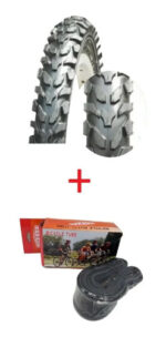 Cubierta + Camara De Valvula Gruesa Para Bicicleta Rodado 12 - Imagen 2