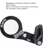 Guía De Cadena P/monoplato Bb-08 Bicicleta Negro - Imagen 2