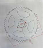 Plato Transmisión Mini Atv O Mini Moto Gtm00792 - Imagen 3