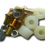 Juego De Tornillos Y Bujes Nylon Maza Tras. Brasil Cg 125