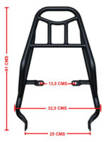 Parrilla Trasera De Moto Vital Xg 125 - Imagen 2