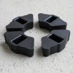 Juego Gomas Porta Plato Moto Gts/rx/sapucai