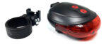 Luz De Seguridad Dual, Led 7func. + Láser 2 Func.-600 P/bici - Imagen 6