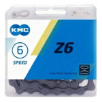 Cadena Kmc Z6 Gris 6v 7v 8v 18v 21v 24v 116 Eslabones