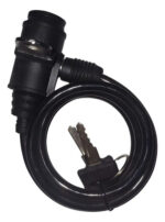 Linga (tranca) Seguridad P/bici Con Llave 1mt.x6mm. M233825