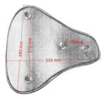 Asiento Individual Bobber/custom/vintage Con Resortes P/moto - Imagen 5