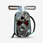 Farol Trasero Moto Calavera Custom/chopper/ Café Racer - Imagen 9