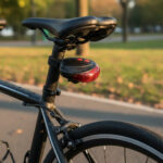 Luz De Seguridad Dual, Led 7func. + Láser 2 Func.-600 P/bici