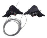 Juego De Shifters P/bicicleta.microshift Ts38 3x7 Vel. Sts38