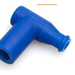 Capuchón De Bujía Moto De Goma Azul gtm0a275