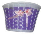 Canasto Plástico Violeta Bicicleta Rodado 12-16 C/precintos - Imagen 3