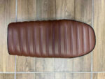 Asiento Biplaza Moto Café Racer Marrón Ancho Gtm00902 - Imagen 4