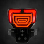 Farol Trasero Led Moto Tipo Racing Cg/sapucai/classic Rojo - Imagen 5