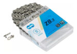 Cadena Kmc Z8.3 Bicicleta 8 Velocidades 116 Links Con Conector Missinglink Gris - Imagen 2