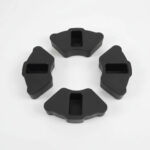 Juego Gomas Porta Plato Moto Gts/rx/sapucai - Imagen 3