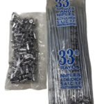 Rayos Marca 33, 145 X 2 Mm, Por Gruesa (144uds) P/ Bici.