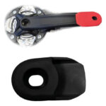 Par De Protectores Tkx P/punta Palancas En Goma Negro. Bici