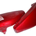 Juego De Tapas Lat. Roja Baccio Classic S/calcos -552-p/moto