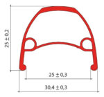 Llanta Stuntdownhill Vmaxx Sl 26 32 Ag P/ Disco. Bici. V777 - Imagen 6