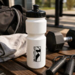 Caramañola Deportiva M-wave 750 Ml Blanca. Made In Taiwan - Imagen 3
