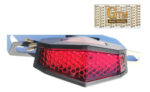 Farol Trasero Led C/porta Matrícula Metal- P/moto Gtm00723 - Imagen 3