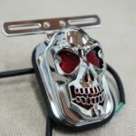 Farol Trasero Moto Calavera Custom/chopper/ Café Racer - Imagen 3