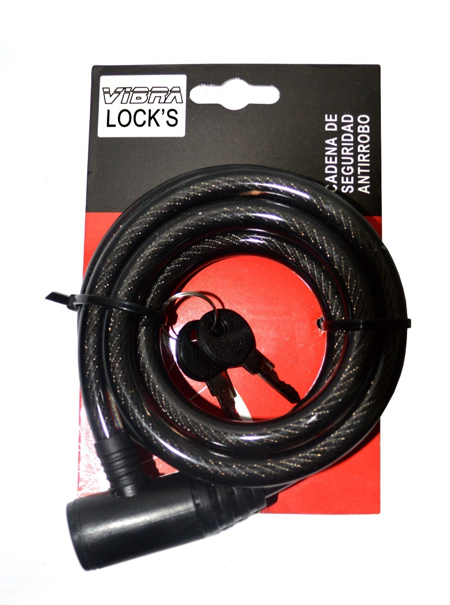 D_981114-MLU27794727453_072018-F.jpg Cadena De Seguridad P/bicicleta Ó Moto 1,5m X 12 Mm 5150 - Imagen 1