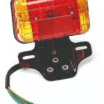 Farol Trasero Classic/cg C/porta Matrícula Metal - 00531