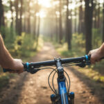Par De Puños P/bicicleta Silicona Azul C/bloqueo Bag00 - Imagen 4